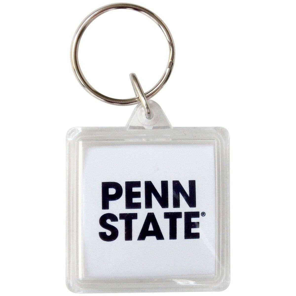 square acrylic keychain with Penn State